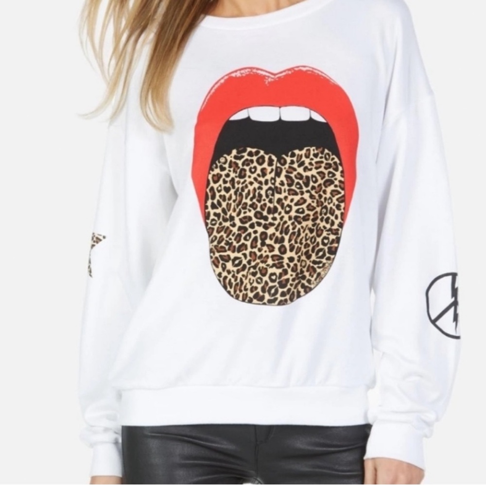 NEW LAUREN MOSHI BABBS X LEOPARD TONGUE - Picture 1 of 13